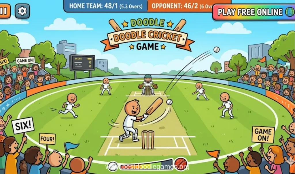 doodle cricket game online