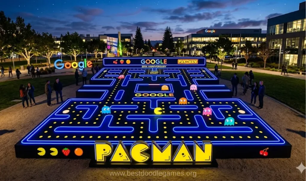 google pacman game play online