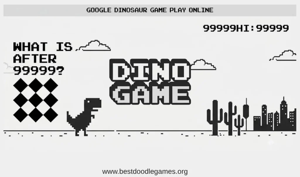 google dinosaur game play online